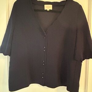 Women's Sezane Navy Top